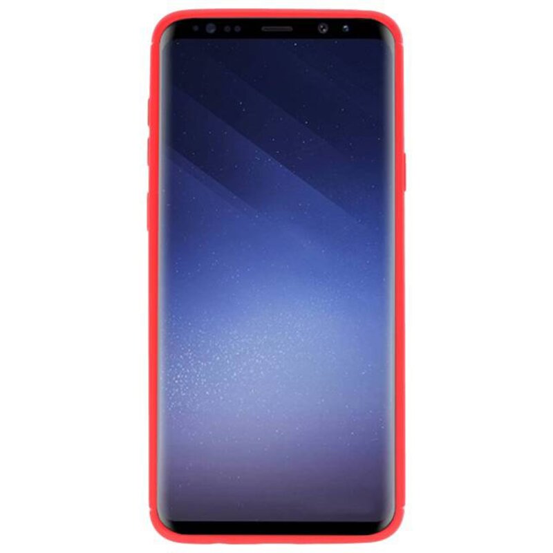 Custodia morbida per Galaxy S9 Plus Custodia con anello rosso