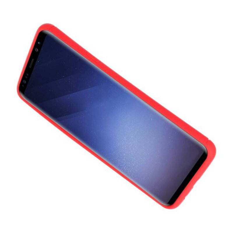 Soft case for Galaxy S9 Plus Case with Ring Holder Red