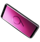 Softcase voor Galaxy S9 Hoesje met Ring Houder Zwart