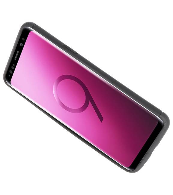 Custodia Softcase per Galaxy S9 con supporto per anello nero