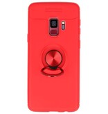 Softcase til Galaxy S9 Taske med Ring Holder Red