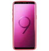 Softcase for Galaxy S9 Case with Ring Holder Red