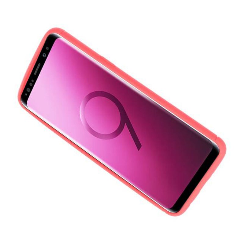 Softcase für Galaxy S9 Case mit Ringhalter Rot