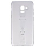Carbon series case Samsung Galaxy A8 2018 Silver