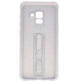 Carbon series case Samsung Galaxy A8 2018 Silver
