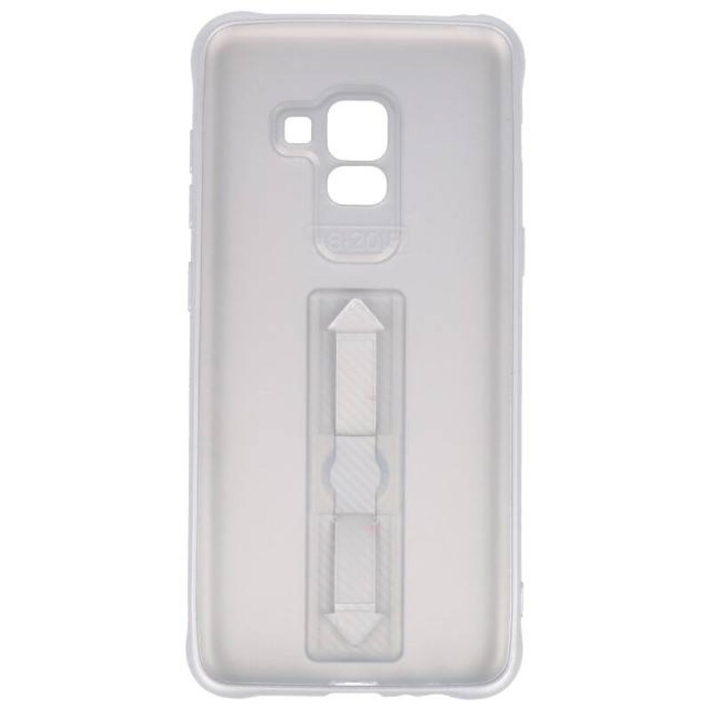 Carbon series case Samsung Galaxy A8 2018 Silver