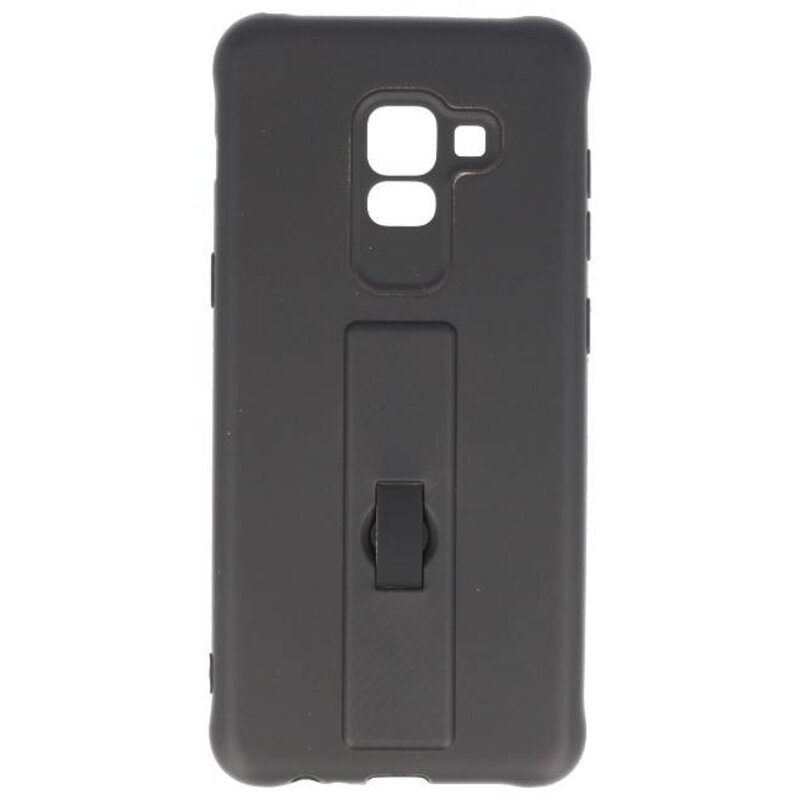 Carbon series hoesje Samsung Galaxy A8 2018 Zwart