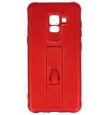 Carbon-Serie Gehäuse Samsung Galaxy A8 2018 Red
