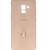 Carbon series case Samsung Galaxy A8 2018 Gold