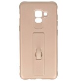 Kulstof serie tilfælde Samsung Galaxy A8 2018 Gold