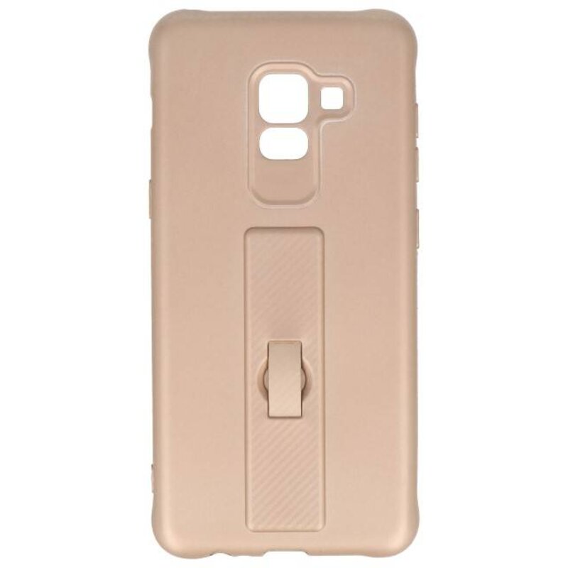Kulstof serie tilfælde Samsung Galaxy A8 2018 Gold