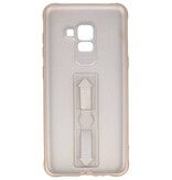 Kulstof serie tilfælde Samsung Galaxy A8 2018 Gold