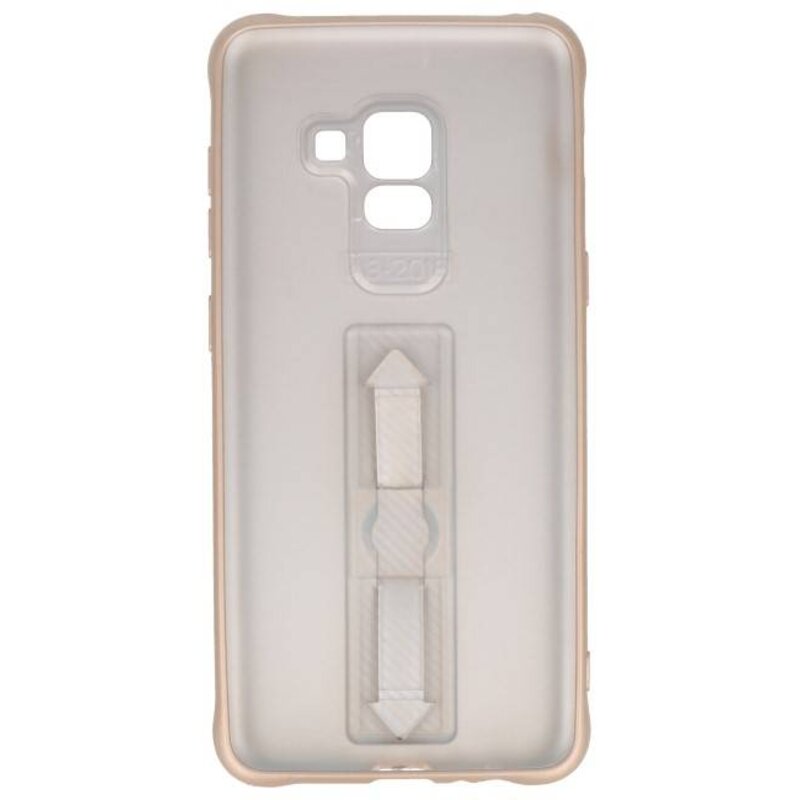 Carbon-Serie Gehäuse Samsung Galaxy A8 2018 Gold