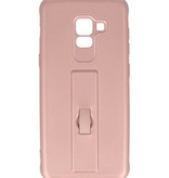 Carbon-Serie Gehäuse Samsung Galaxy A8 2018 Pink