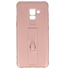 Carcasa de la serie Carbon Samsung Galaxy A8 2018 Rosa