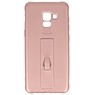 Custodia in carbonio serie Samsung Galaxy A8 2018 rosa