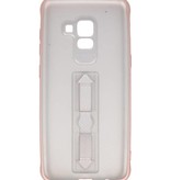 Carbon-Serie Gehäuse Samsung Galaxy A8 2018 Pink