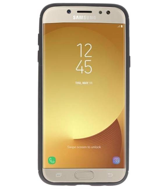 Softcase für Galaxy J5 2017 Case mit Ringhalter Schwarz