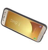 Softcase voor Galaxy J5 2017 Hoesje met Ring Houder Zwart