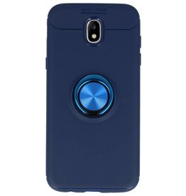 Custodia Softcase per Galaxy J5 2017 con portacellulare Navy