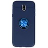 Funda Softcase para Galaxy J5 2017 con soporte para anillo Navy