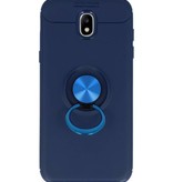 Funda Softcase para Galaxy J5 2017 con soporte para anillo Navy