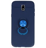 Softcase voor Galaxy J5 2017 Hoesje met Ring Houder Navy