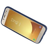 Softcase pour Galaxy J5 2017 Etui avec Porte-Bague Marine