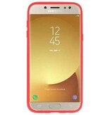 Custodia Softcase per Galaxy J5 2017 con anello rosso