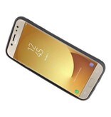 Softcase for Galaxy J7 2017 Case with Ring Holder Black