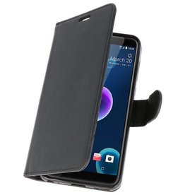 Etui Portefeuille pour HTC Desire 12 Noir