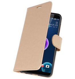 Custodia a Portafoglio per HTC Desire 12 Gold