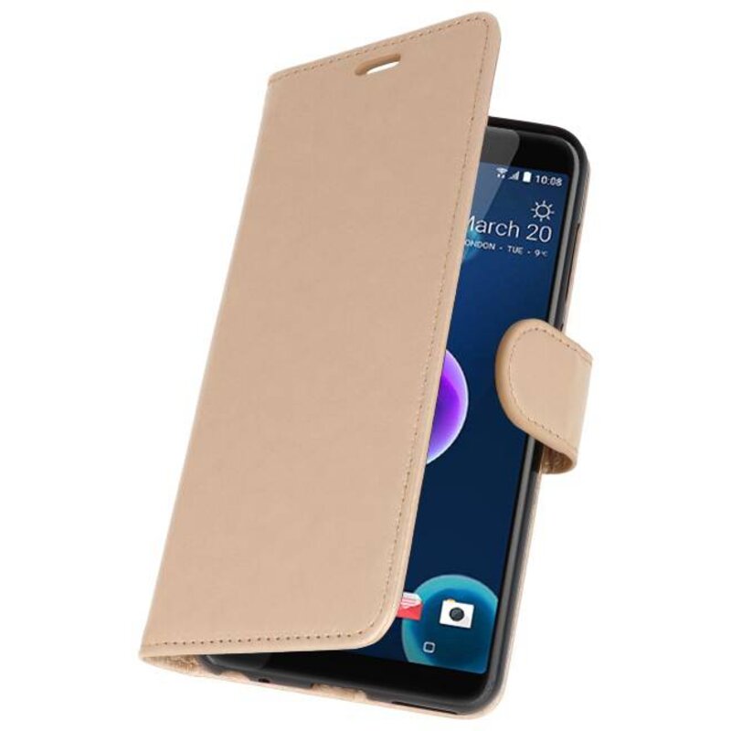 Wallet Cases Case for HTC Desire 12 Gold