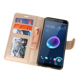 Etui Portefeuille pour HTC Desire 12 Gold