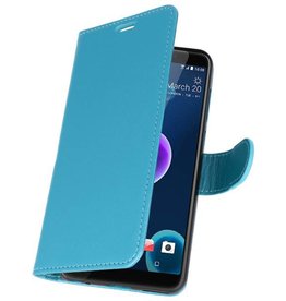 Etui Portefeuille pour HTC Desire 12 Turquoise