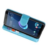 Wallet Cases Tasche für HTC Desire 12 Türkis