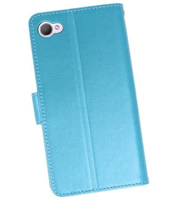 Etui Portefeuille pour HTC Desire 12 Turquoise