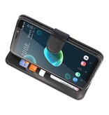 Wallet Cases Tasche für HTC Desire 12 Plus Schwarz