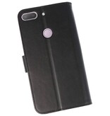 Wallet Cases Tasche für HTC Desire 12 Plus Schwarz