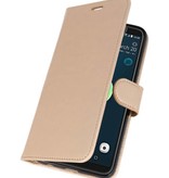 Étui portefeuille pour HTC Desire 12 Plus Gold