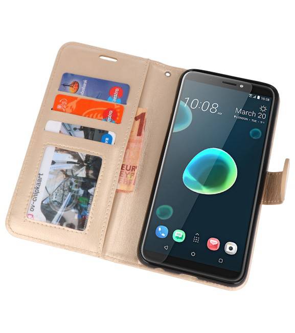 Etui für HTC Desire 12 Plus Gold