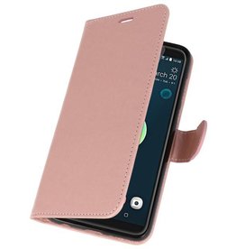 Etui Portefeuille pour HTC Desire 12 Plus Rose