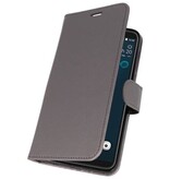 Custodia a Portafoglio per HTC Desire 12 Plus Grigio