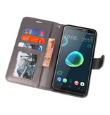 Custodia a Portafoglio per HTC Desire 12 Plus Grigio