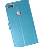 Custodia a Portafoglio per HTC Desire 12 Plus Turchese