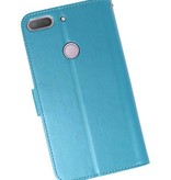 Etui Portefeuille pour HTC Desire 12 Plus Turquoise