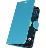 Wallet Cases Hoesje voor HTC Desire 12 Plus Turquoise