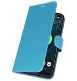 Wallet Cases Hoesje voor HTC Desire 12 Plus Turquoise