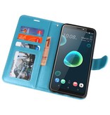 Wallet Cases Case for HTC Desire 12 Plus Turquoise