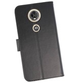 Mappen-Kasten für Moto E5 Plus Schwarz